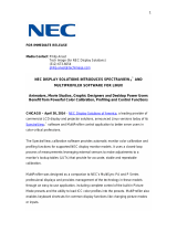 NEC P242W-BK User's Information Guide