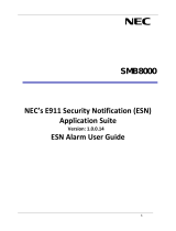 NEC SMB8000 User manual