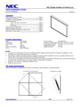 NEC V423-DRD Installation and Setup Guide
