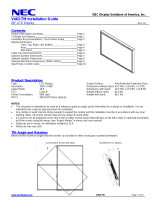 NEC V463-TM Installation and Setup Guide