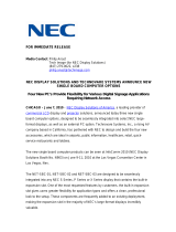 NEC X461HB User's Information Guide