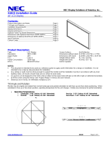 NEC X461S-AVT Installation and Setup Guide