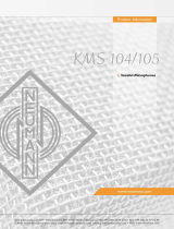 Neumann KMS 105 User manual