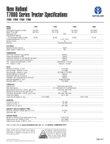 New Holland T7060 User manual