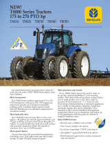 New Holland T8040 User manual
