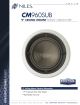 Niles Audio CM960SUB User manual