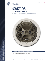 Niles Audio CM710SI User manual