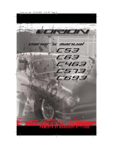 Orion Car Audio C463 User manual