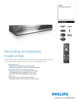 Philips DVDR3505 User manual