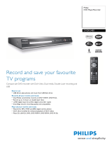 Philips DVDR3480 User manual