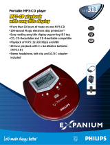 Philips eXpanium EXP313 User manual