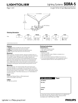 Philips Lightolier SORA-5 User manual