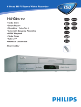 Philips VR750/02 User manual