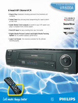 Philips VR600A User manual