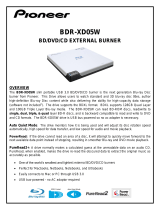 Pioneer BDR-XD05W Product Overview