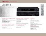 Pioneer VSX-817-K User manual