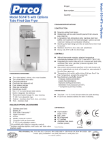 Pitco Frialator SG14TS User manual