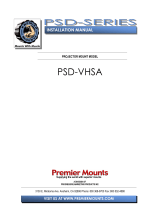 Premier Mounts PSD-VHSA User manual