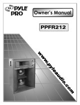PYLE Audio PPFR212 User manual