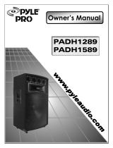 PYLE Audio PRO PADH1289 User manual