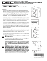 QSC LF-4215 User manual