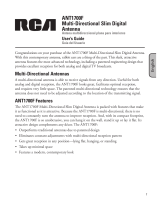 RCA ANT1700F User manual