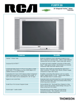 RCA TruFlat F20TF20 User manual