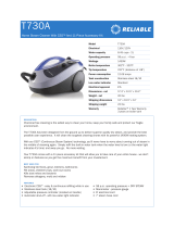 Reliable T730A User manual