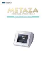 Roland Metaza M PX -60 User manual