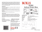 Rolls ADB2 User manual