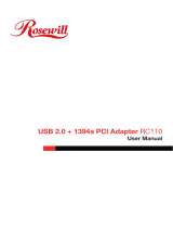 Rosewill RC-110 User manual