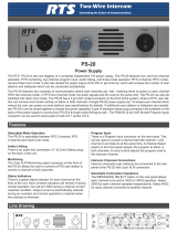 RTS PS-20 User manual
