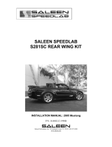Saleen S281SC User manual
