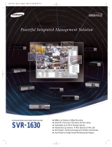 Samsung DVR SVR-1630 User manual