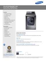 Samsung DV50F9A8EVP/A2 User manual