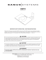 Sanus Systems VMTV User manual