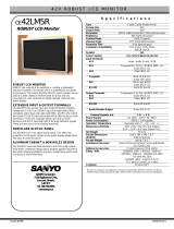 Sanyo 42LM5R User manual