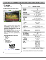 Sanyo CE42SR1 User manual