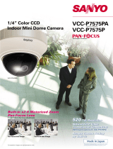 Sanyo VCC-P7575P User manual