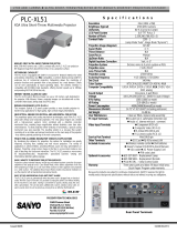 Sanyo PLC-XL51 User manual