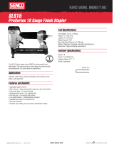 Senco SLS15 User manual