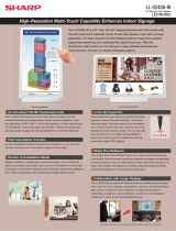 Sharp LL-S242A-W Quick start guide