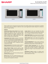 Sharp R-21LVF User manual