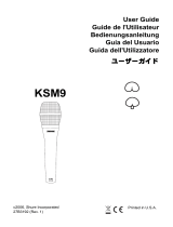 Shure KSM9 User manual