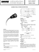 Shure VR300 User manual