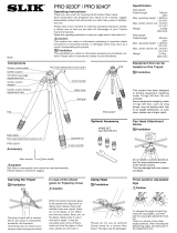SLIK PRO 923CF User manual
