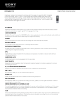 Sony ICD-BX112 User manual