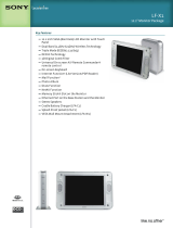 Sony LF-X1 User manual