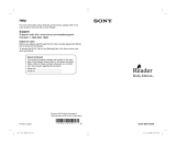 Sony PRS-950 User manual