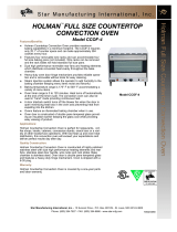 Star Manufacturing Holman CCOF-4 User manual
